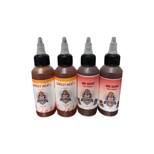 Keto Sauce Bundle – Sweet Heat & BBQ Travel Size (2 oz)