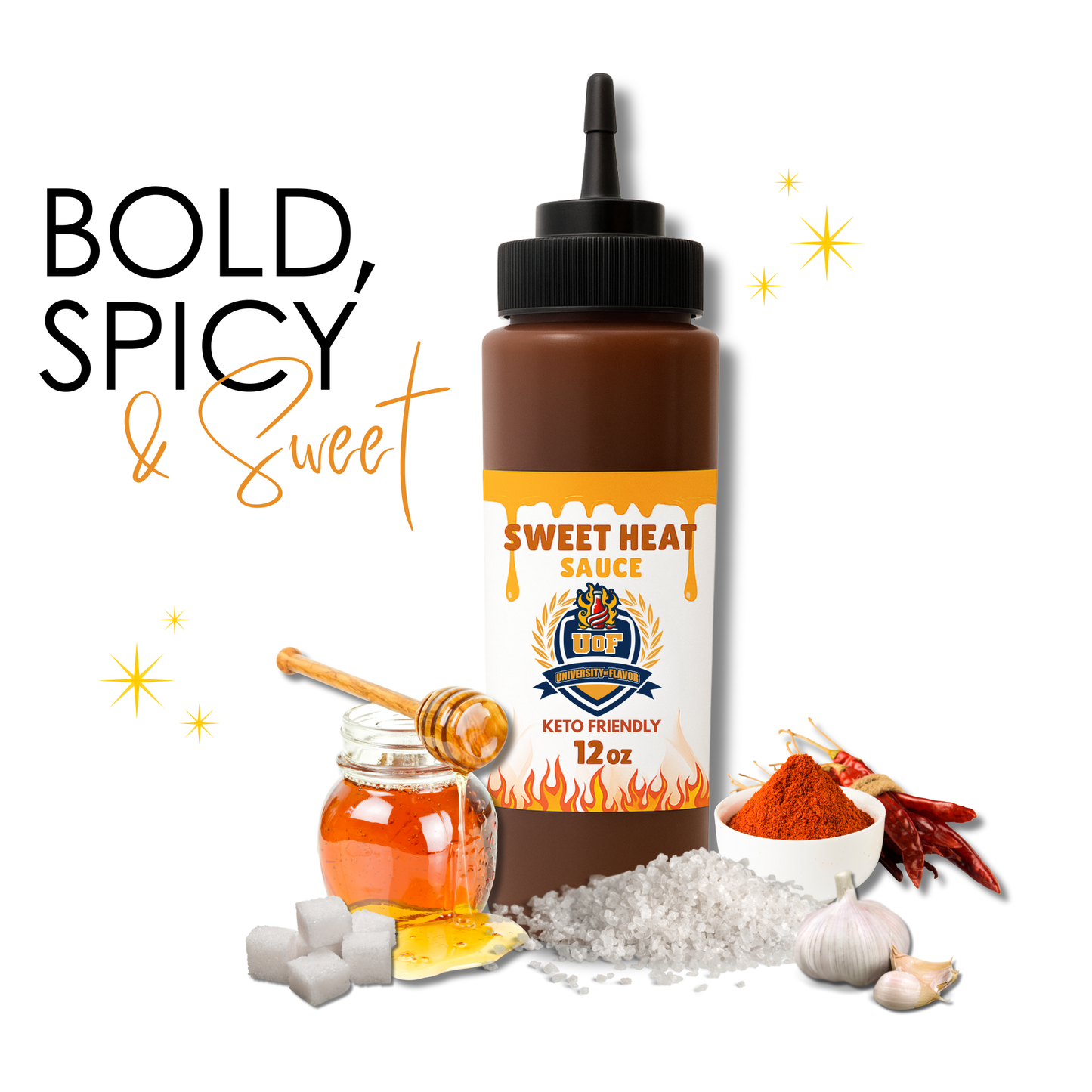 SWEET HEAT SAUCE | KETO FRIENDLY  12 oz.